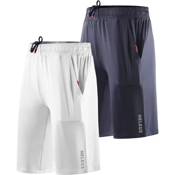 NELEUS Women's Lightweight Running Shorts Workout Athletic Short for Yoga with Pocket