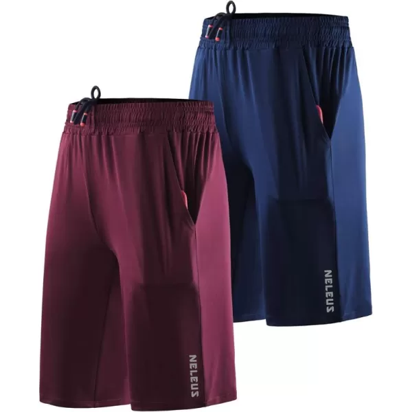 NELEUS Women's Lightweight Running Shorts Workout Athletic Short for Yoga with Pocket