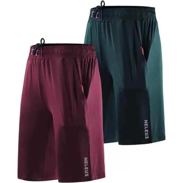 NELEUS Women's Lightweight Running Shorts Workout Athletic Short for Yoga with Pocket