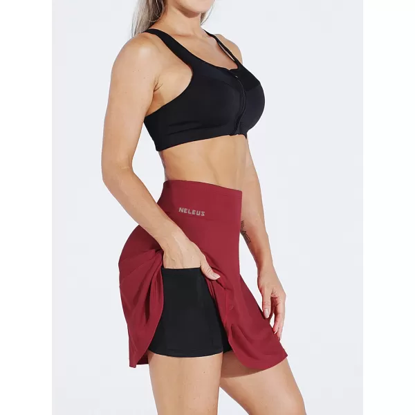NELEUS Women's Lightweight Running Shorts Workout Athletic Short for Yoga with Pocket