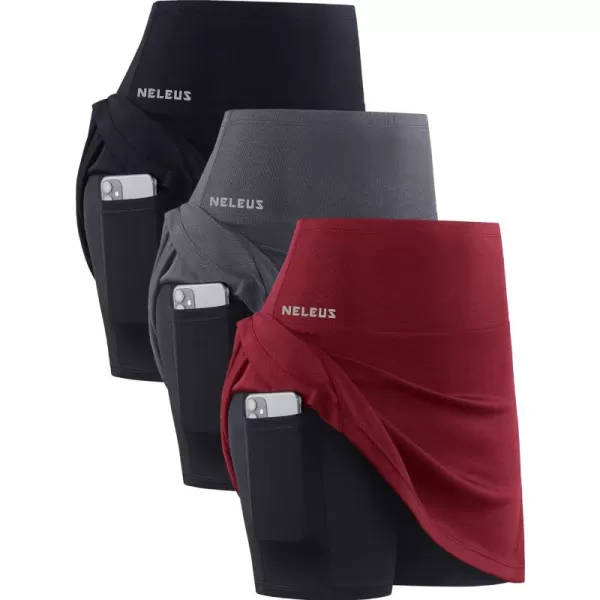 NELEUS Women's Lightweight Running Shorts Workout Athletic Short for Yoga with Pocket