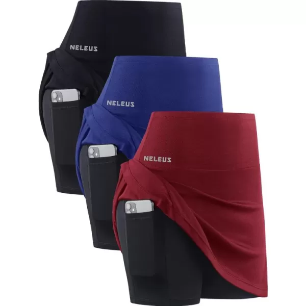 NELEUS Women's Lightweight Running Shorts Workout Athletic Short for Yoga with Pocket