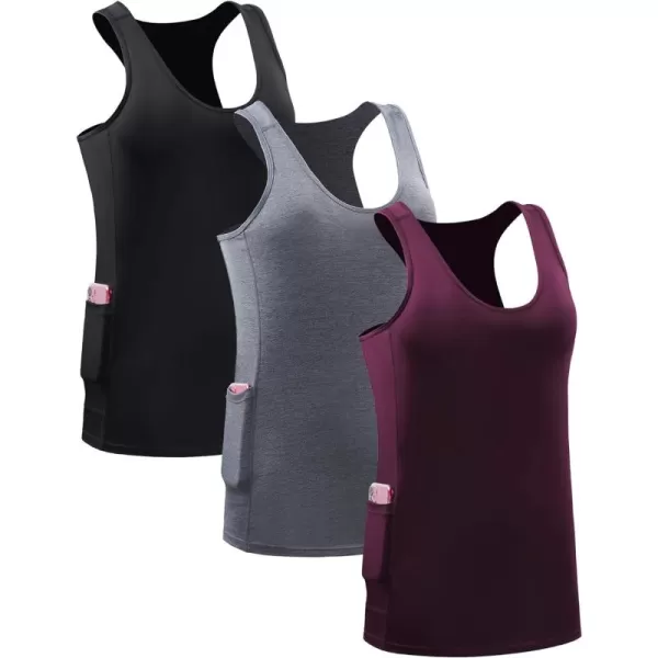 NELEUS Women's Racerback Yoga Workout Tank Top