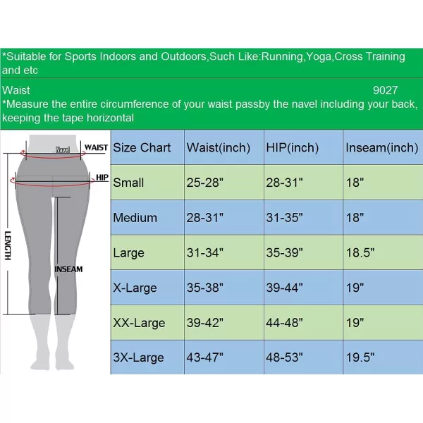 NELEUS Women's Tummy Control High Waist Capri Running Leggings Yoga Pants with Pocket