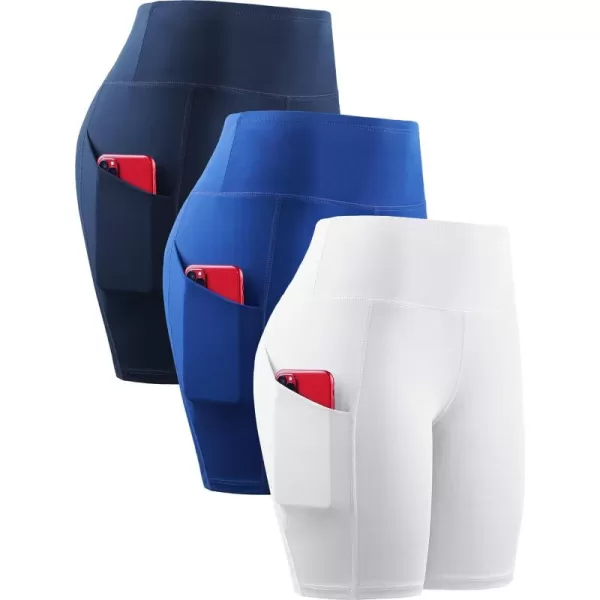 NELEUS Women's Workout Compression Yoga Shorts with Pocket