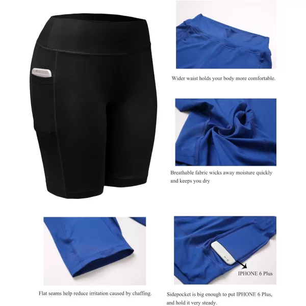 NELEUS Women's Workout Compression Yoga Shorts with Pocket
