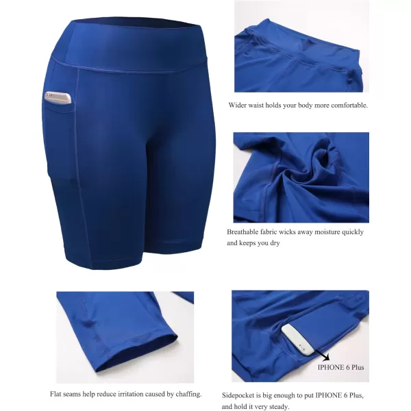 NELEUS Women's Workout Compression Yoga Shorts with Pocket