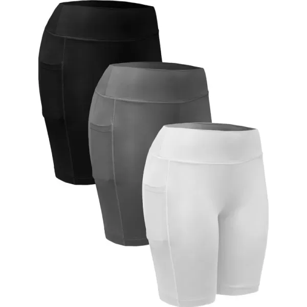 NELEUS Women's Workout Compression Yoga Shorts with Pocket