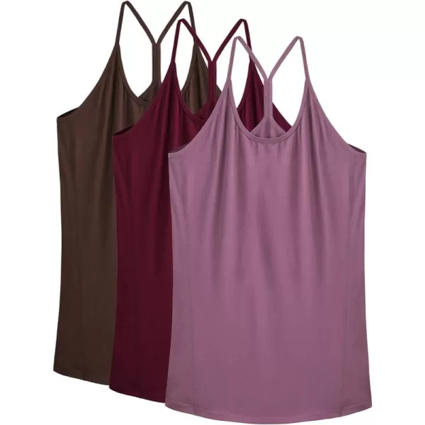 8057 Rosy Brown/Coffee/Burgundy,3 Pack