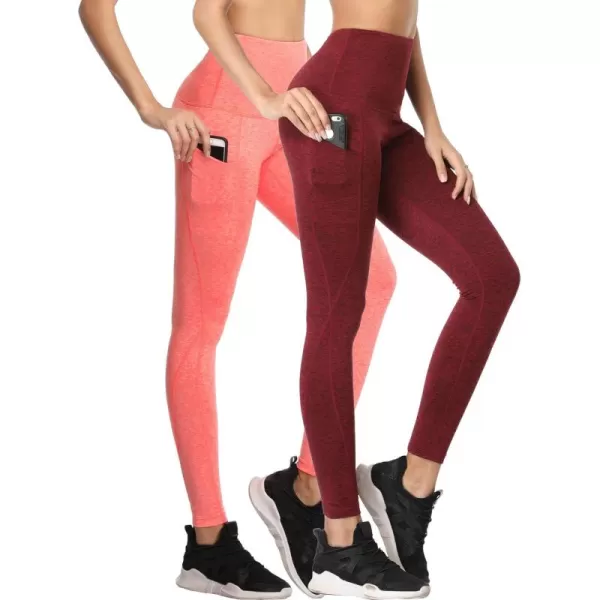 NELEUS Women's Yoga Leggings Tummy Control Workout Running Pants