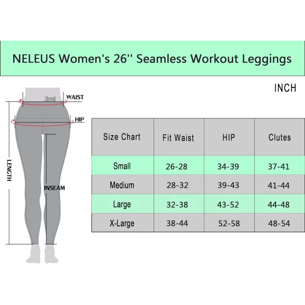 NELEUS Women's Yoga Leggings Tummy Control Workout Running Pants