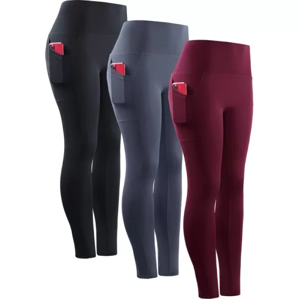 NELEUS Women's Yoga Pant Tummy Control High Waist Running Leggings with Pocket