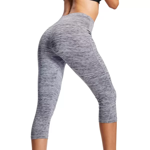 NELEUS Women's Yoga Running Capris Tummy Control High Waist Workout Pants