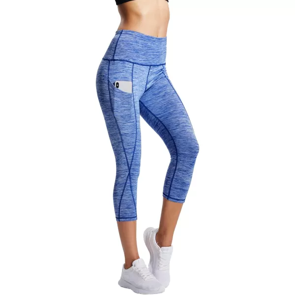 NELEUS Women's Yoga Running Capris Tummy Control High Waist Workout Pants