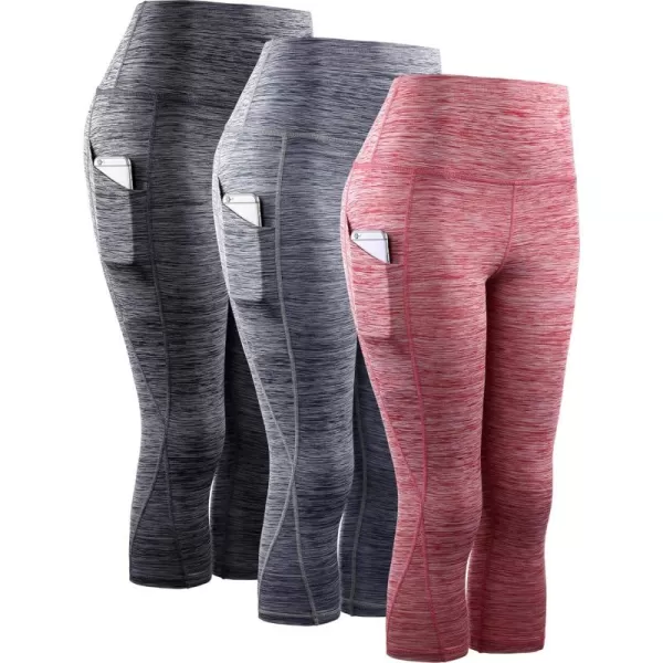 9034 Black/Grey/Red,3 Pack