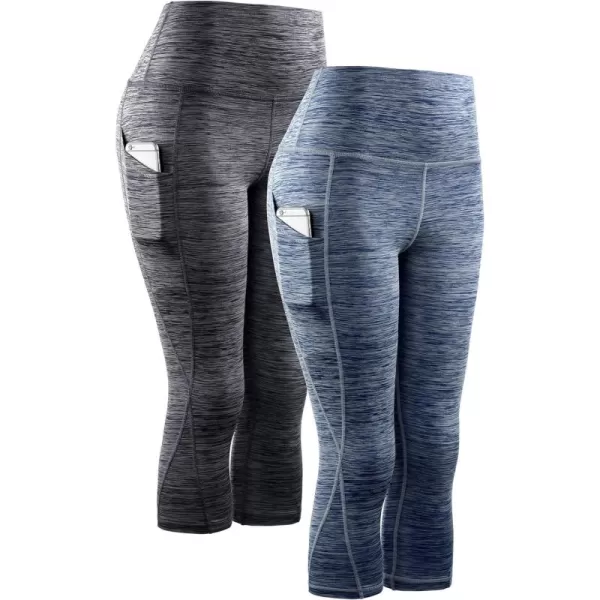 9034 Black/Navy Blue,2 Pack