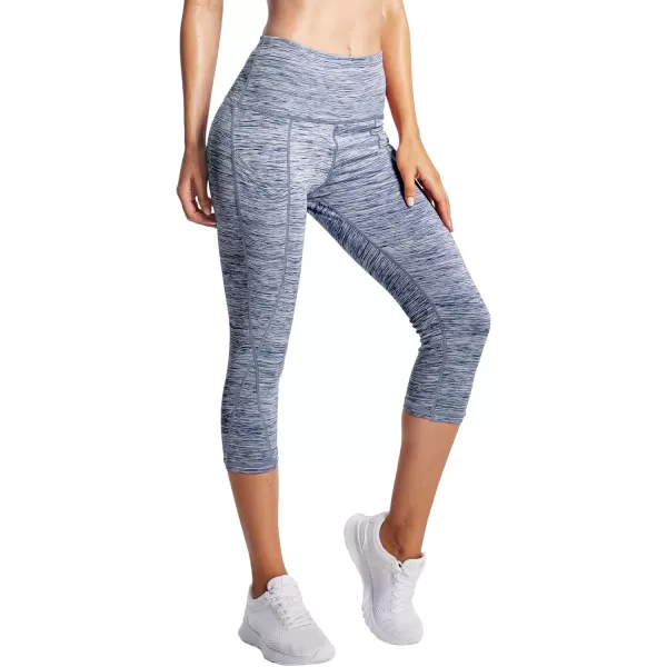 NELEUS Women's Yoga Running Capris Tummy Control High Waist Workout Pants