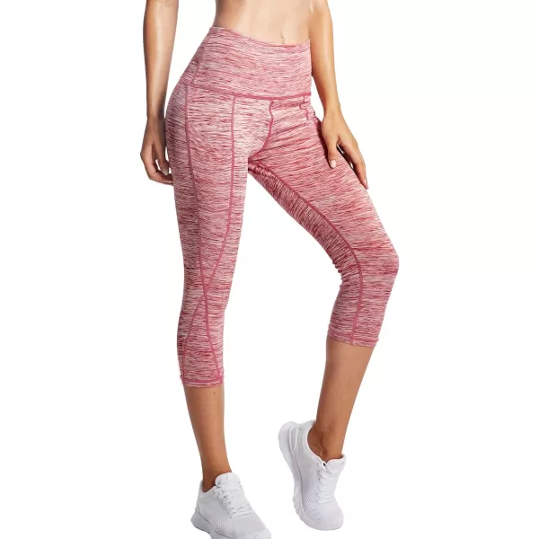 NELEUS Women's Yoga Running Capris Tummy Control High Waist Workout Pants