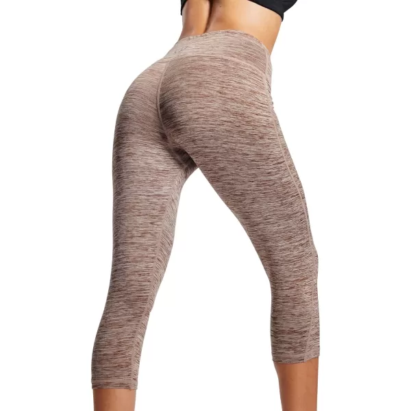 NELEUS Women's Yoga Running Capris Tummy Control High Waist Workout Pants