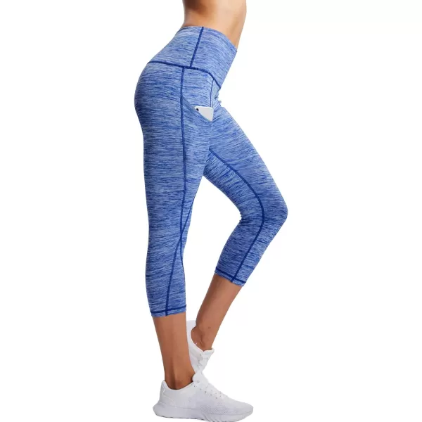 NELEUS Women's Yoga Running Capris Tummy Control High Waist Workout Pants