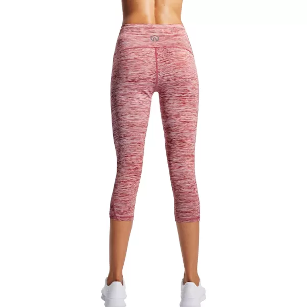 NELEUS Women's Yoga Running Capris Tummy Control High Waist Workout Pants