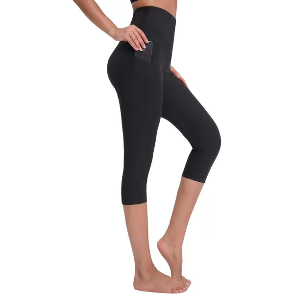 NELEUS Women's Yoga Running Capris Tummy Control High Waist Workout Pants