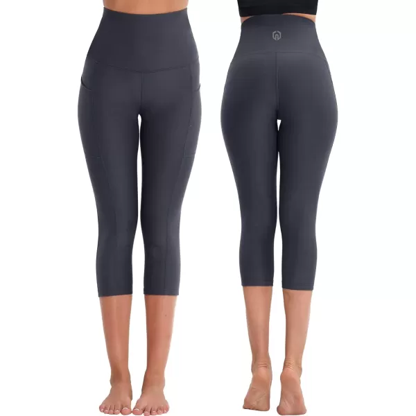 NELEUS Women's Yoga Running Capris Tummy Control High Waist Workout Pants