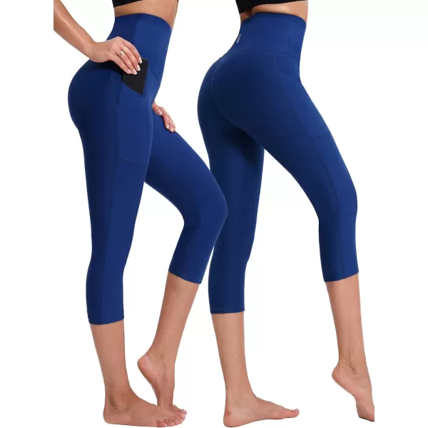 NELEUS Women's Yoga Running Capris Tummy Control High Waist Workout Pants
