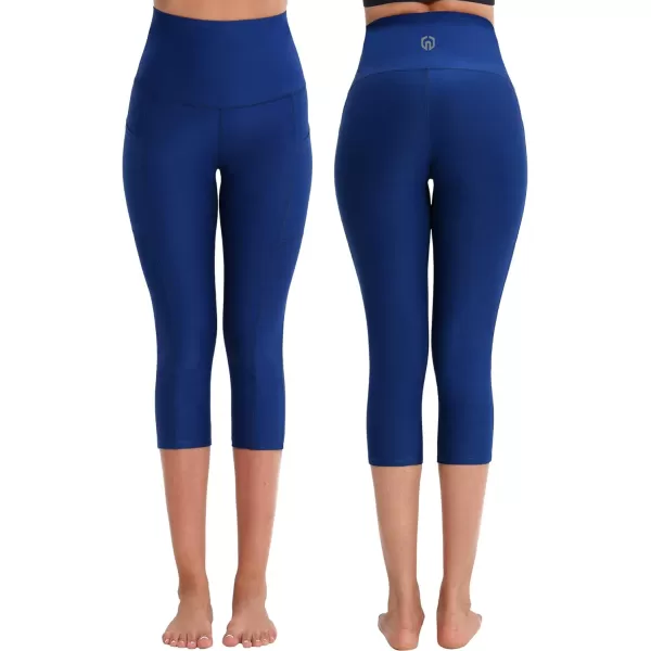 NELEUS Women's Yoga Running Capris Tummy Control High Waist Workout Pants
