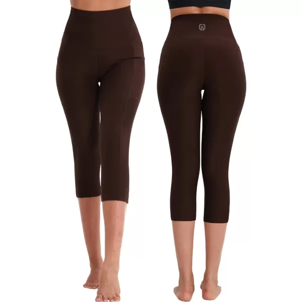 NELEUS Women's Yoga Running Capris Tummy Control High Waist Workout Pants
