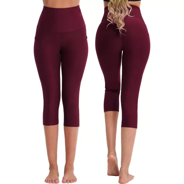 NELEUS Women's Yoga Running Capris Tummy Control High Waist Workout Pants