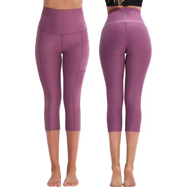 NELEUS Women's Yoga Running Capris Tummy Control High Waist Workout Pants