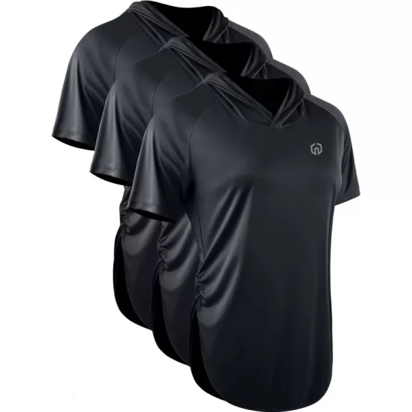 NELEUS Women's Yoga Top Quick Dry Athletic Running Workout Shirts with Hoods