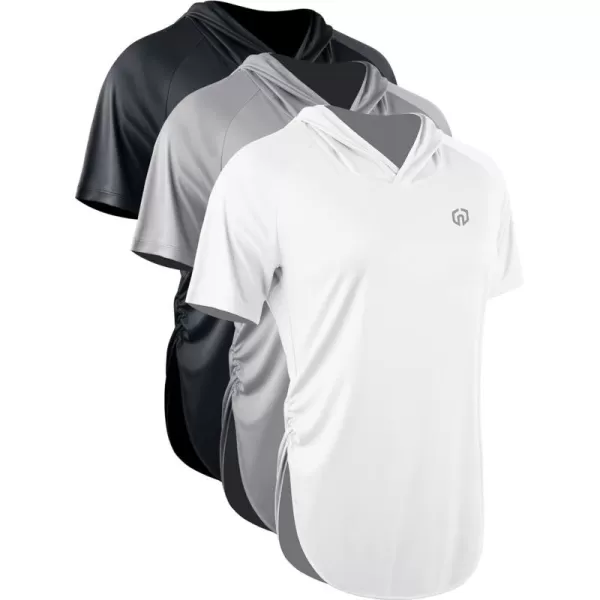 NELEUS Women's Yoga Top Quick Dry Athletic Running Workout Shirts with Hoods