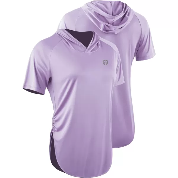 NELEUS Women's Yoga Top Quick Dry Athletic Running Workout Shirts with Hoods