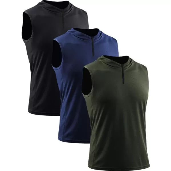 5099# Black/Navy/Olive Green,3 Pack