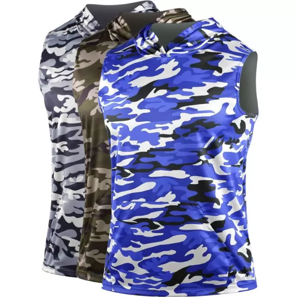 5121 Grey/Blue/Olive Green, 3 Pack