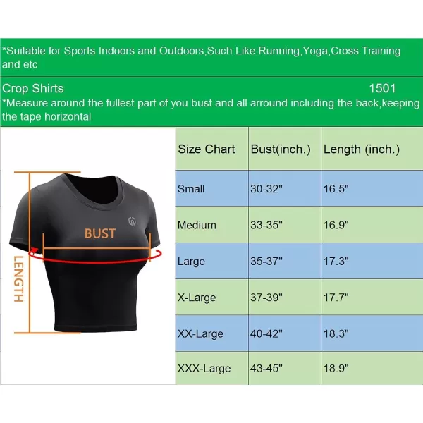 Neleus Women's Running Crop Tank Tops Dry Fit Workout Athletic Shirts Pack of 3