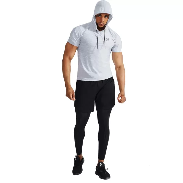 NELEUS Men's Dry Fit Performance Athletic Shirt with Hoods