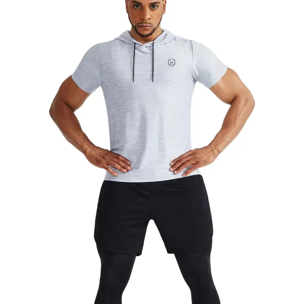 NELEUS Men's Dry Fit Performance Athletic Shirt with Hoods