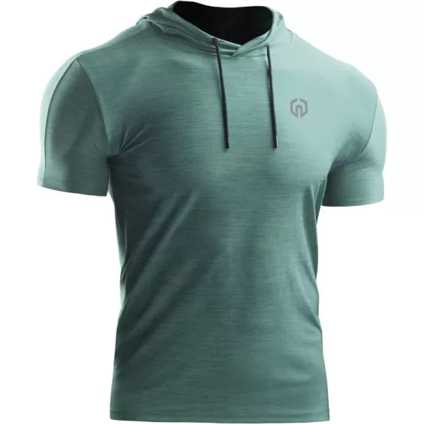NELEUS Men's Dry Fit Performance Athletic Shirt with Hoods