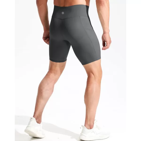 NELEUS Men's Compression Short with Pocket Dry Fit Yoga Running Shorts Pack of 3