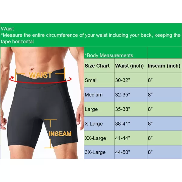 NELEUS Men's Compression Short with Pocket Dry Fit Yoga Running Shorts Pack of 3