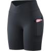 imageNELEUS Womens 3 Pack Biker Shorts High Waist Running Yoga Shorts with Pockets9115 BlackBlackBlack  3 Pack