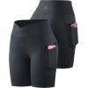 imageNELEUS Womens 3 Pack Biker Shorts High Waist Running Yoga Shorts with Pockets9115 BlackBlackBlack  3 Pack