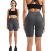 imageNELEUS Womens 3 Pack Biker Shorts High Waist Running Yoga Shorts with Pockets9115 BlackGreyLight Green  3 Pack