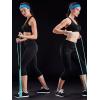 imageNELEUS Womens Tummy Control High Waist Capri Running Leggings Yoga Pants with Pocket9027 BlackBlack 2 Pack