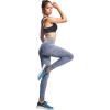 imageNELEUS Womens Yoga Pant Tummy Control High Waist Running Leggings with Pocket9033 Yoga Pant 2 Pack Black navy Blue