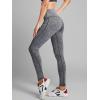 imageNELEUS Womens Yoga Pant Tummy Control High Waist Running Leggings with Pocket9033 Yoga Pant 3 Packblack grey red