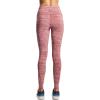 imageNELEUS Womens Yoga Pant Tummy Control High Waist Running Leggings with Pocket9033 Yoga Pant 3 Packblue red brown
